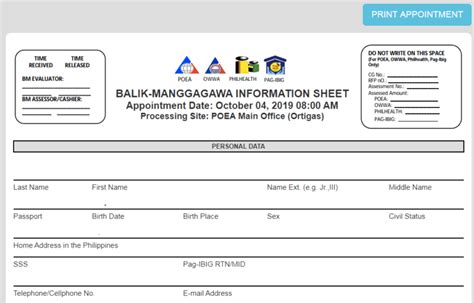 poea online services balik-manggagawa|balik manggagawa oec exemption.